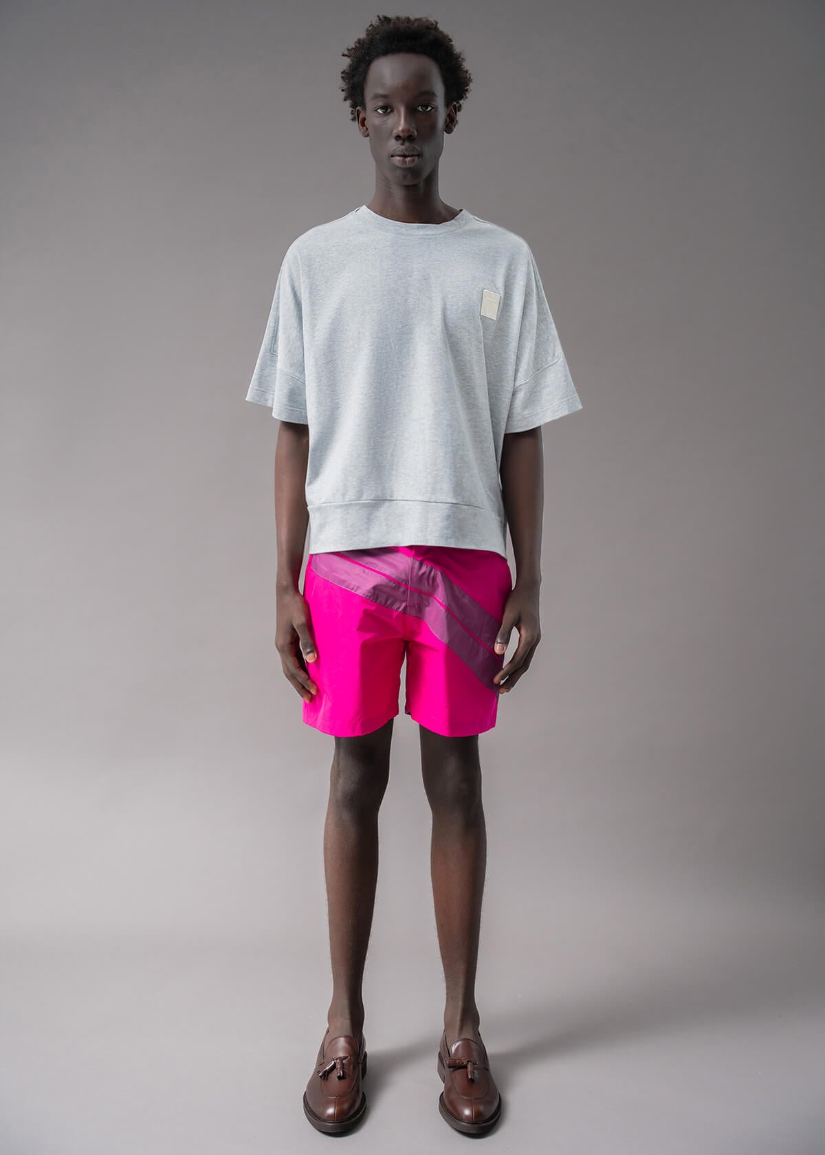 Mulberry Cross Stripe Swim