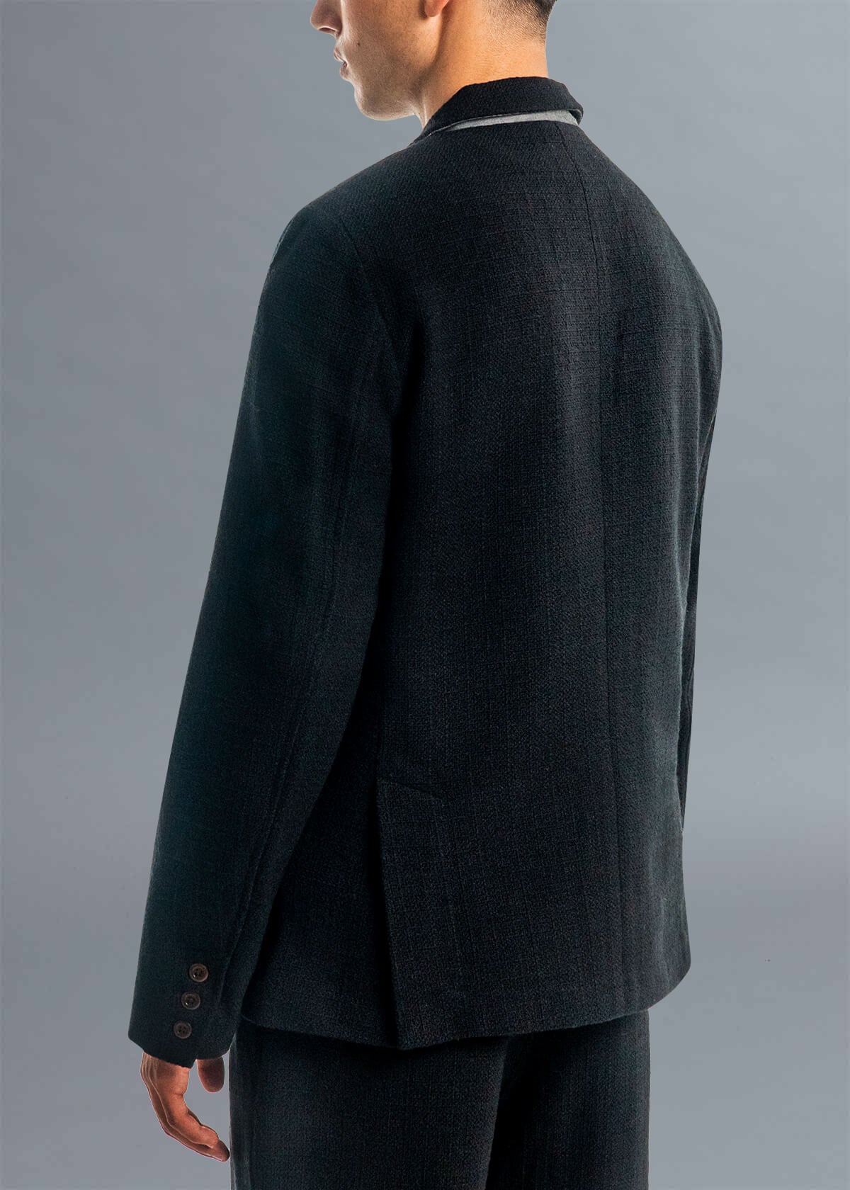 Black Crepe Blazer