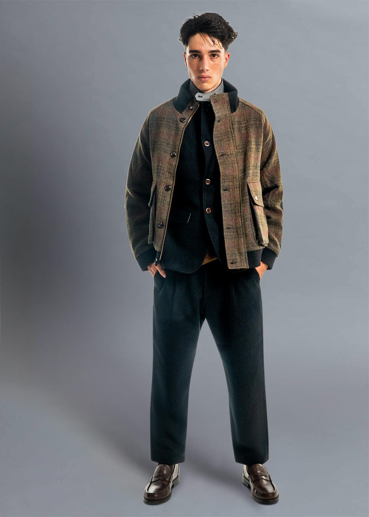 Black Crepe Blazer