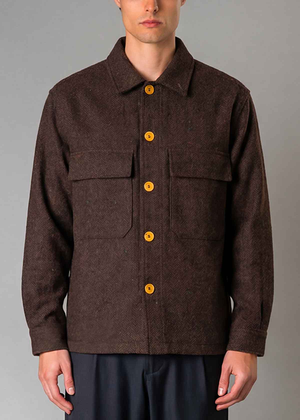 Brown Spec Jacket