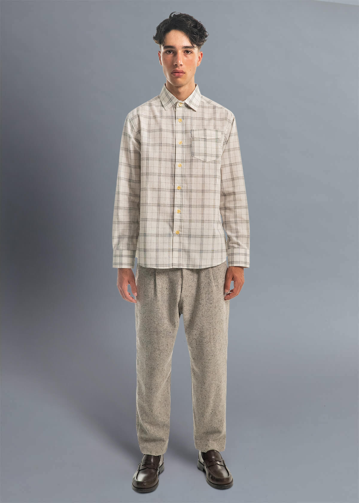 Slub Sketch Plaid