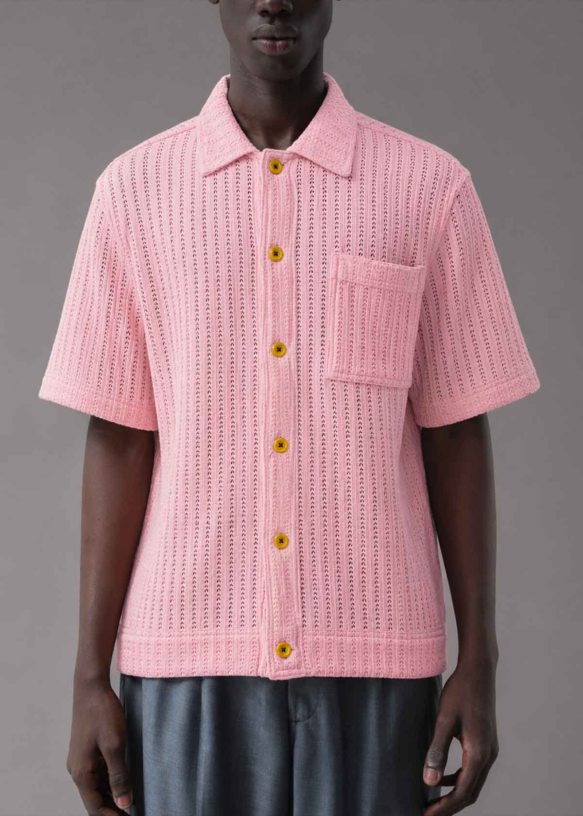 dusty pink dress shirt Dusty Pink Washed Cotton Oxford Shirt