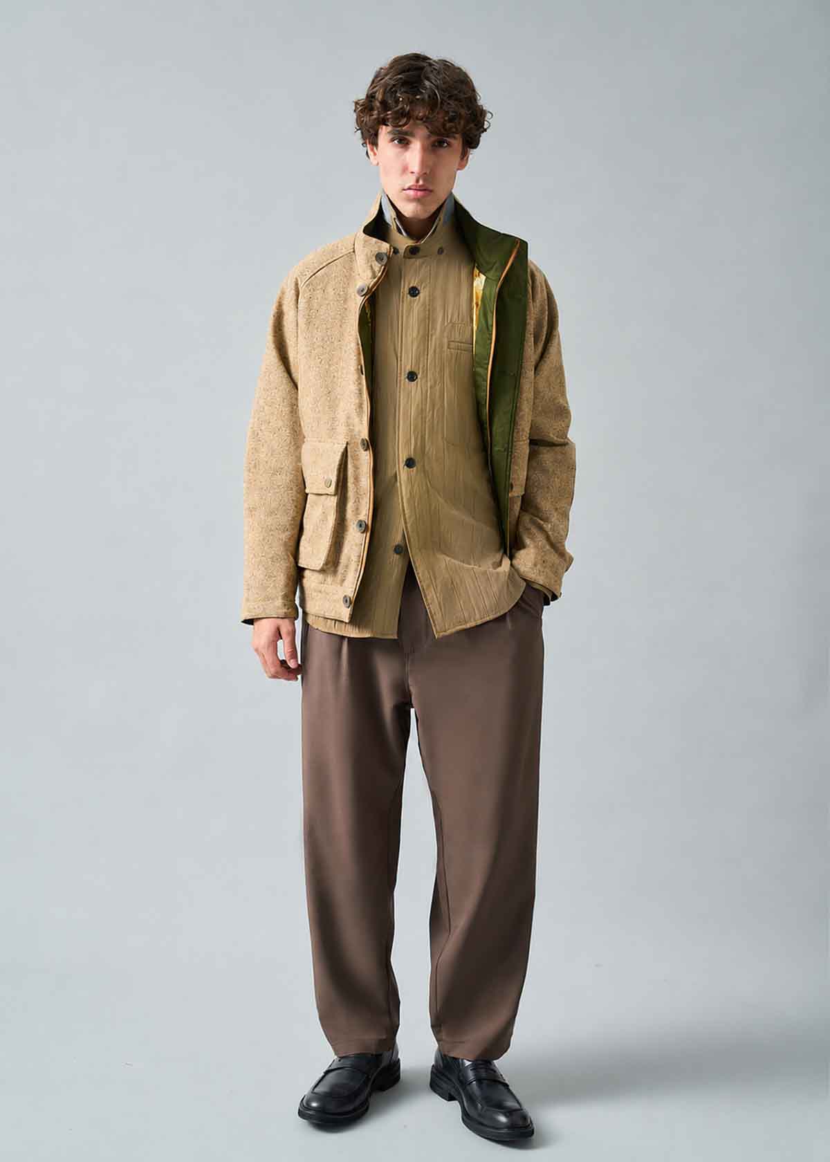 Double Layer Tan Shirt