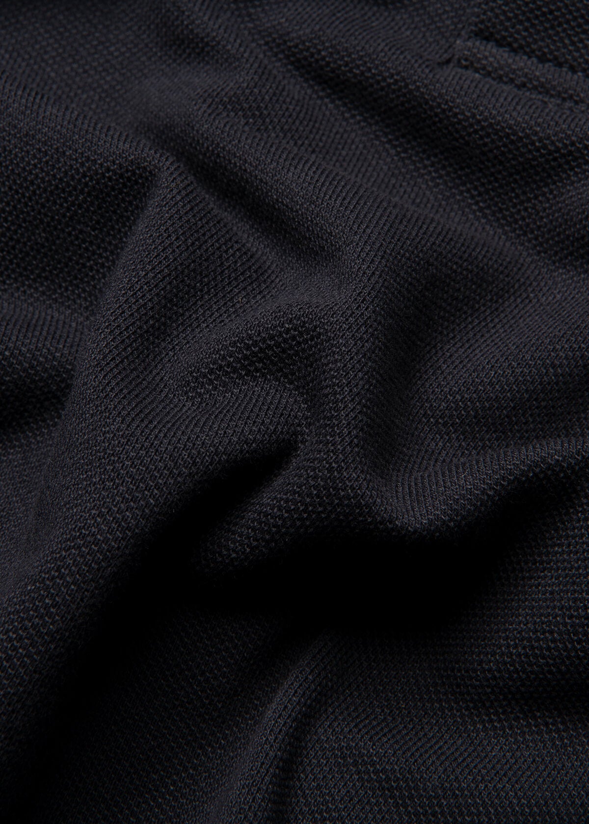 Pique Polo Black