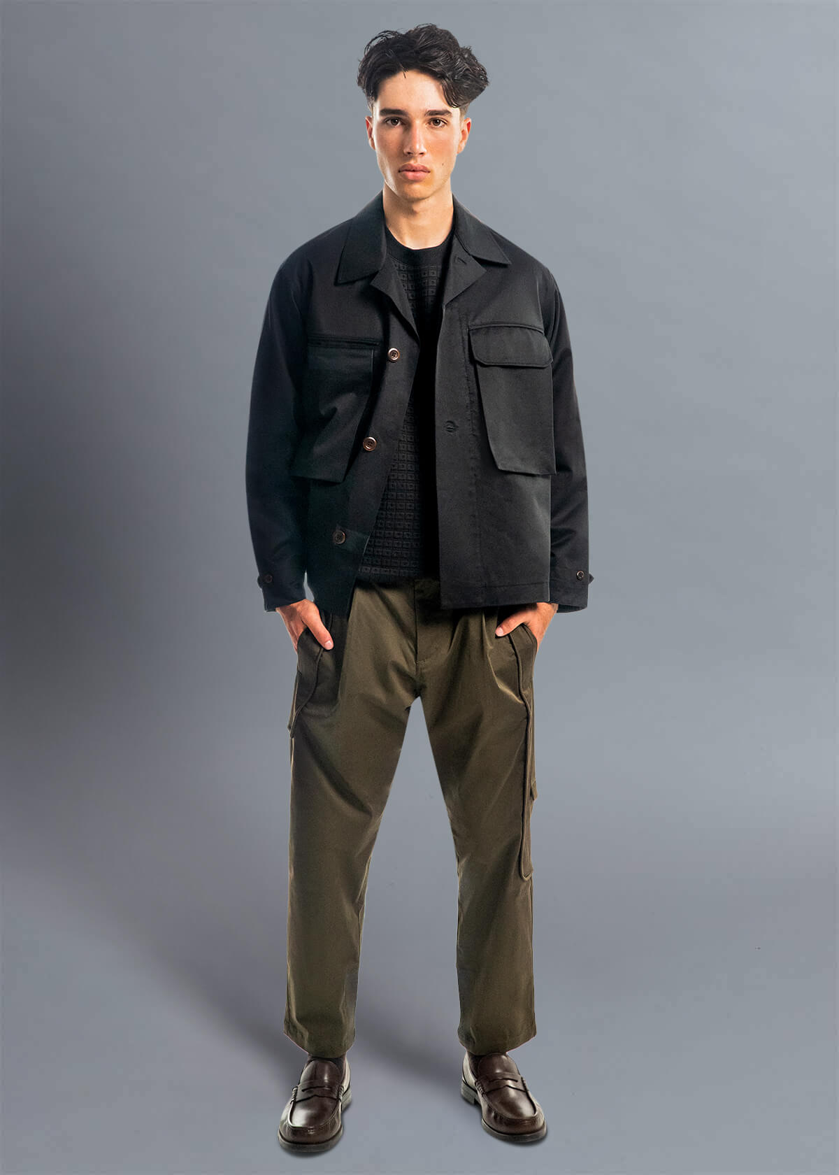 Zee Row Crew Black