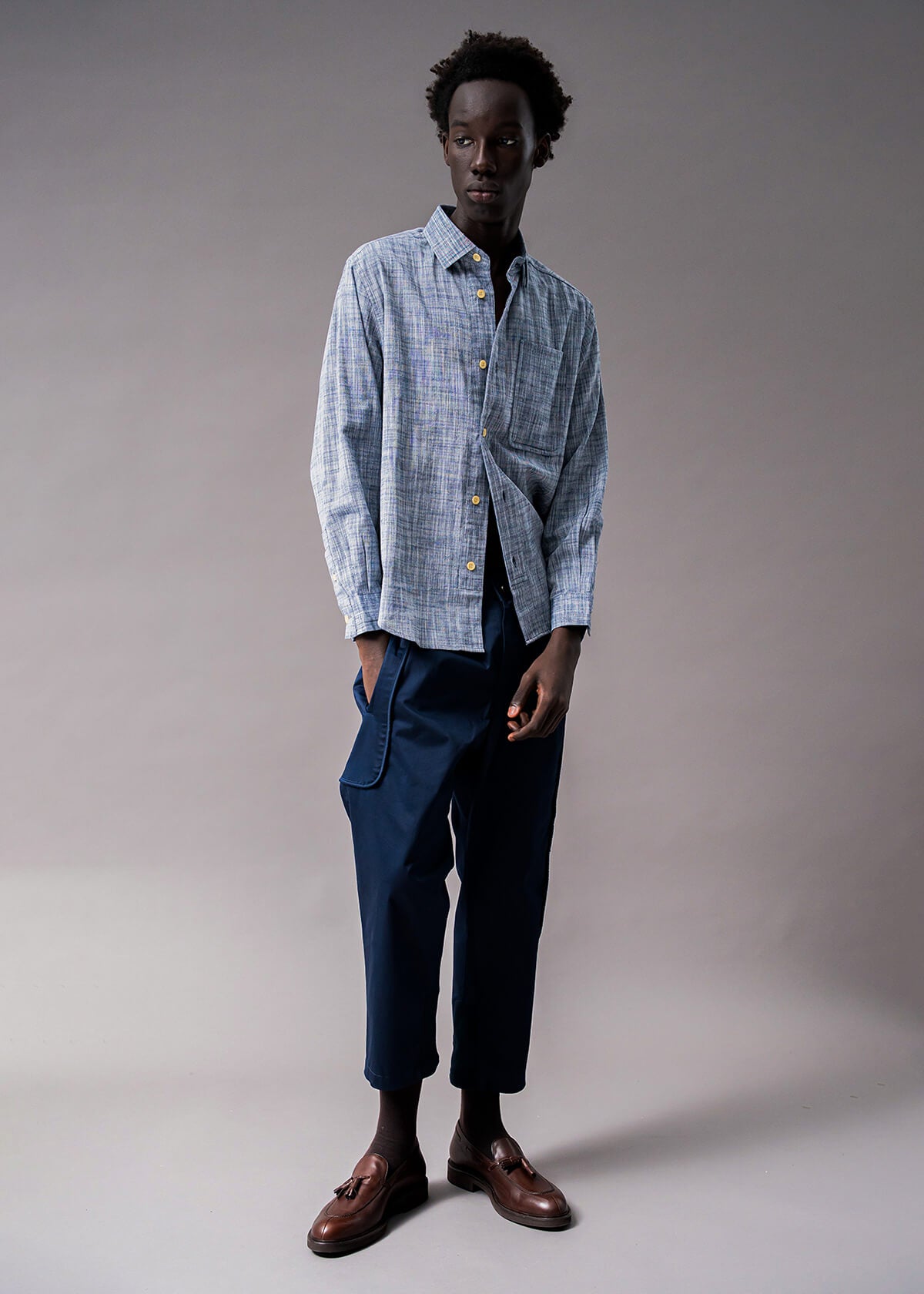 Descendant of Thieves NYC Feather Cross-X Midnight