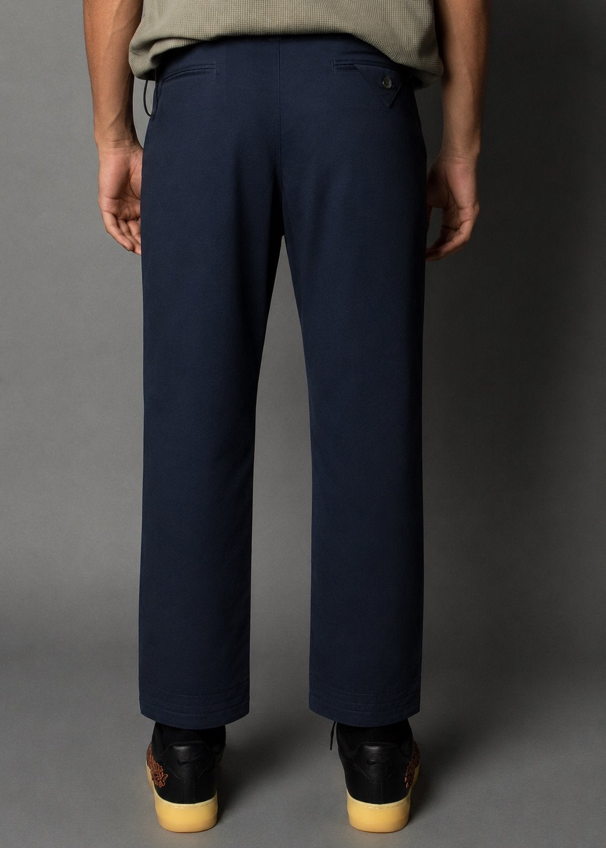 Navy Twill: Boxer Fit