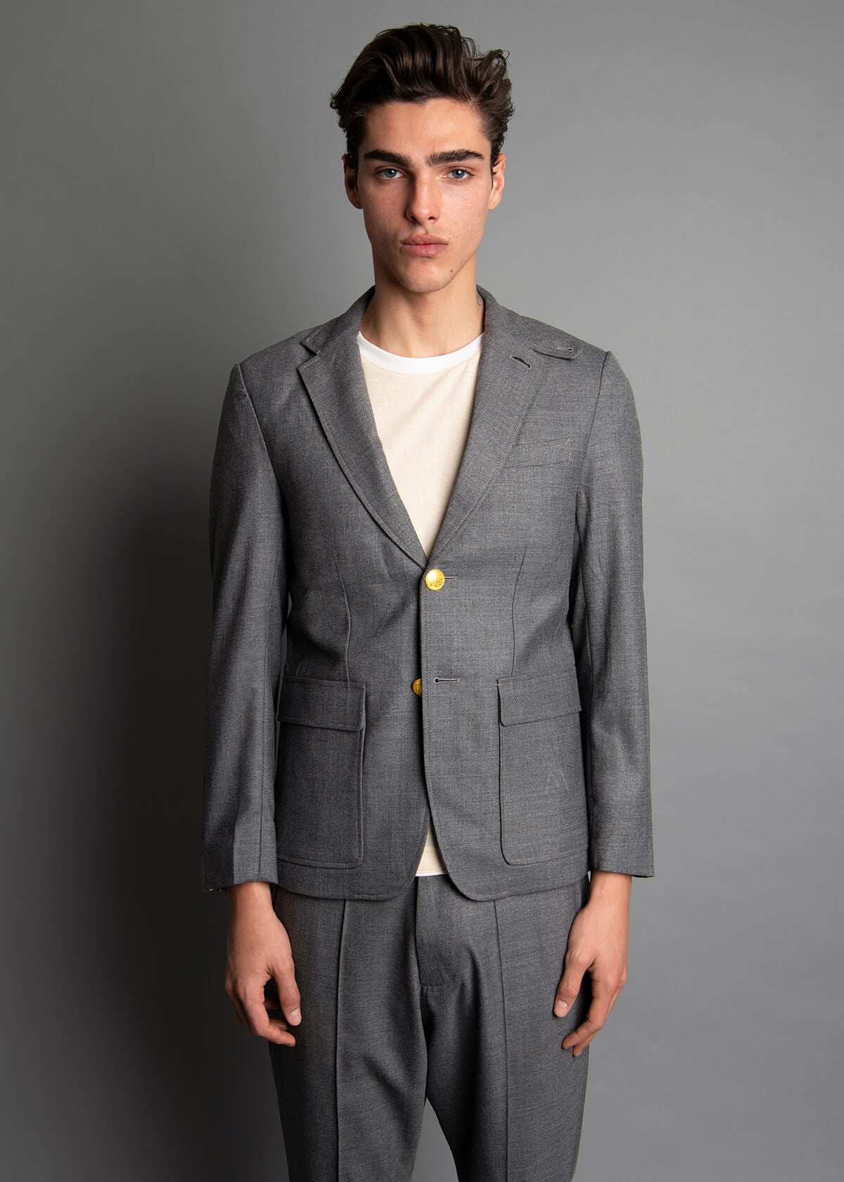 SCHOOL DAZE BLAZER GREY HTR