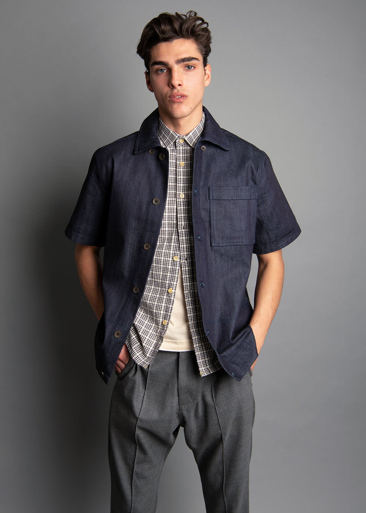 IVORY MERCATU PLAID
