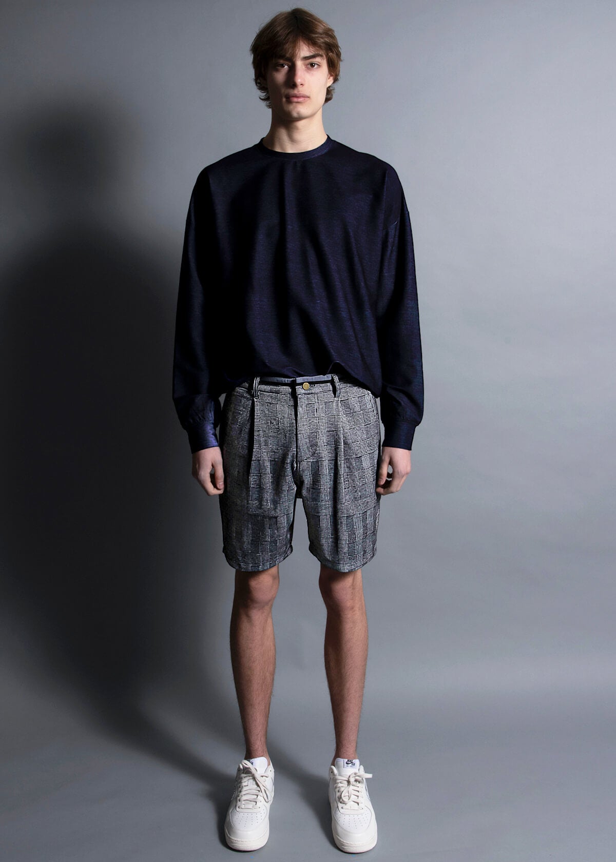 RAVEN PLAID KNIT SHORT - Descendant of Thieves