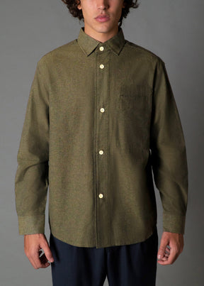 Chambray Heather Olive Rlx Fit