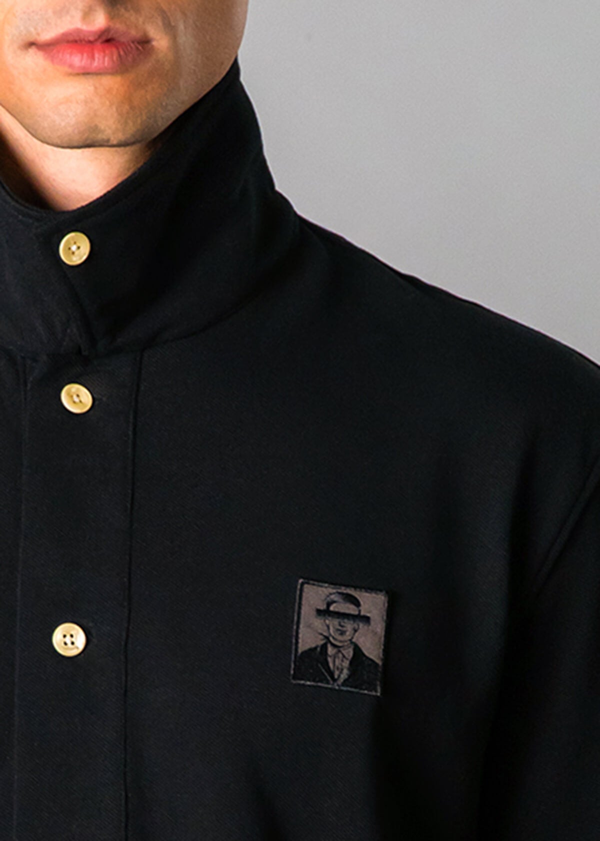 Pique Polo Black