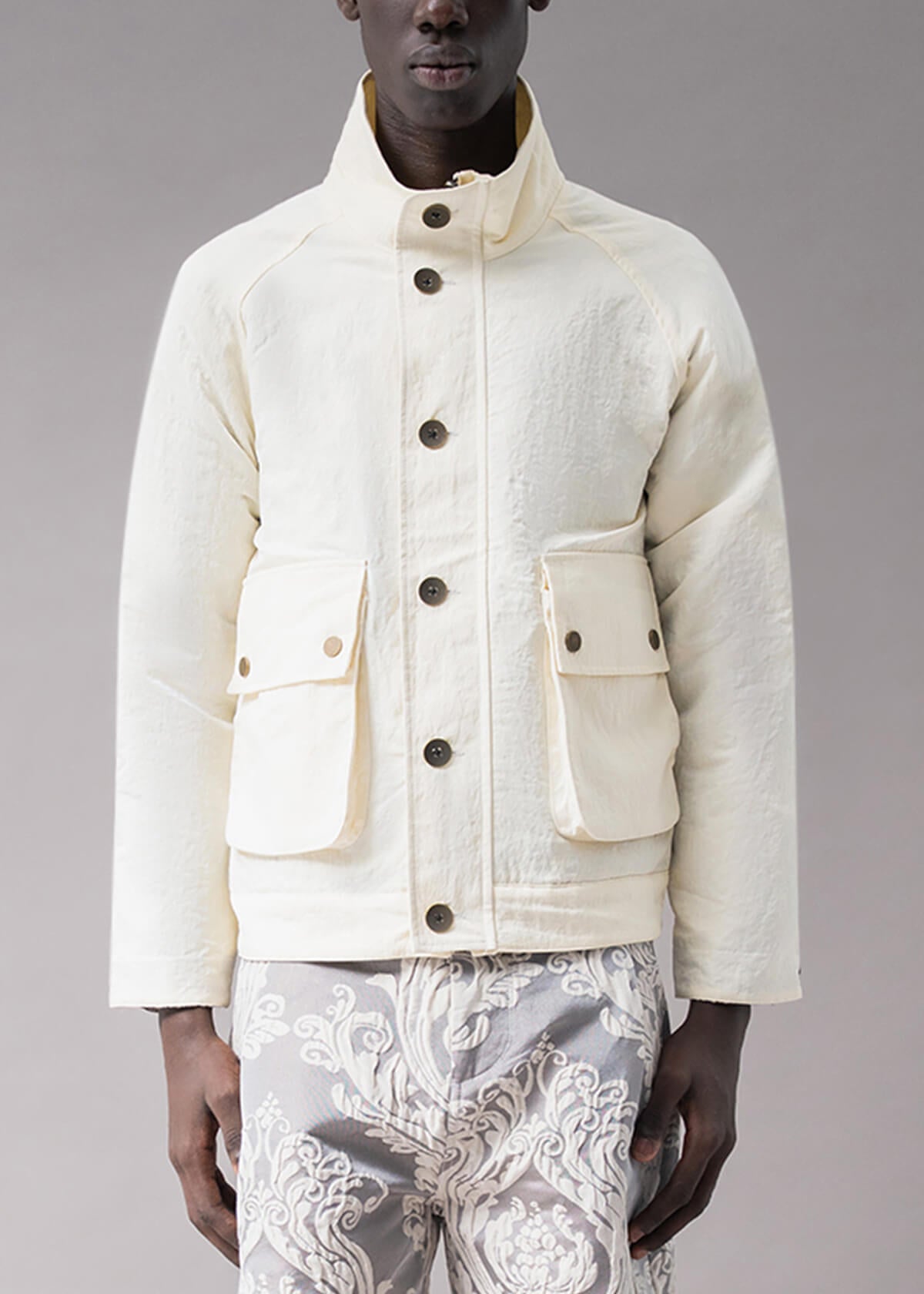 Reversible Hand Loom Jaquard Jkt