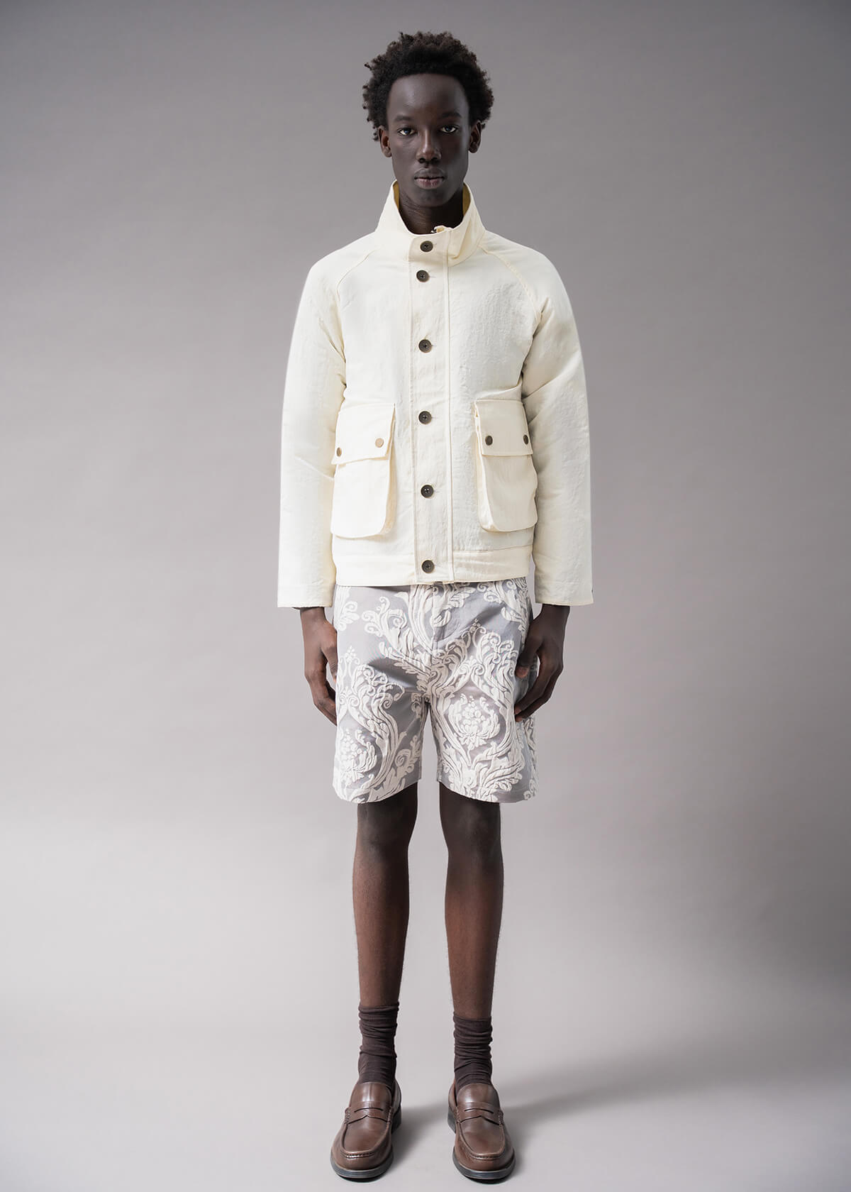 Reversible Hand Loom Jacquard Jkt