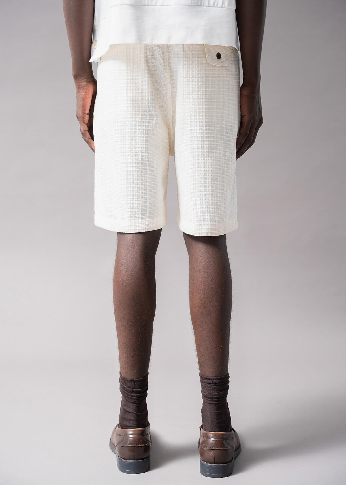 Off White Grid Short