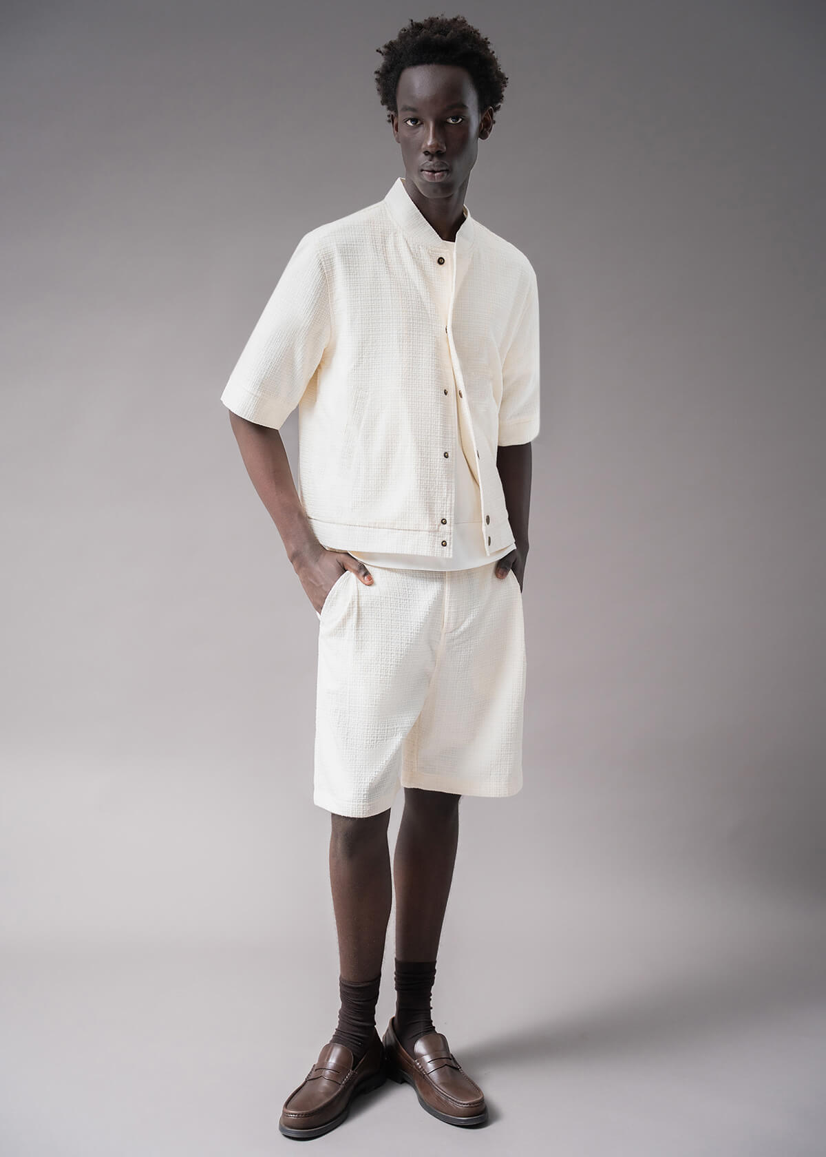 Off White Grid Meso Jkt