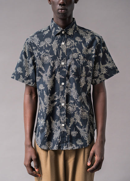 Descendant of Thieves Deadstock Print Black Short Sleeve Shirt