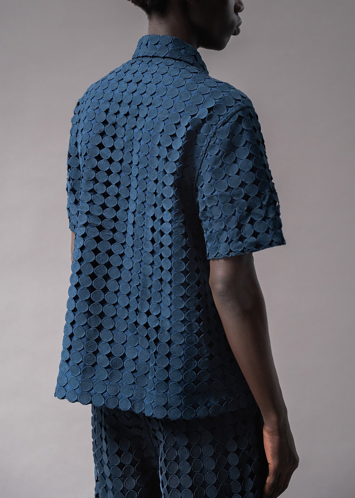 2 Pieced Embroidered Shirt