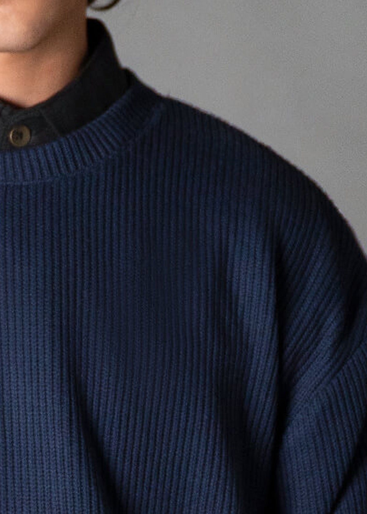 Crespo 450G Knit Navy