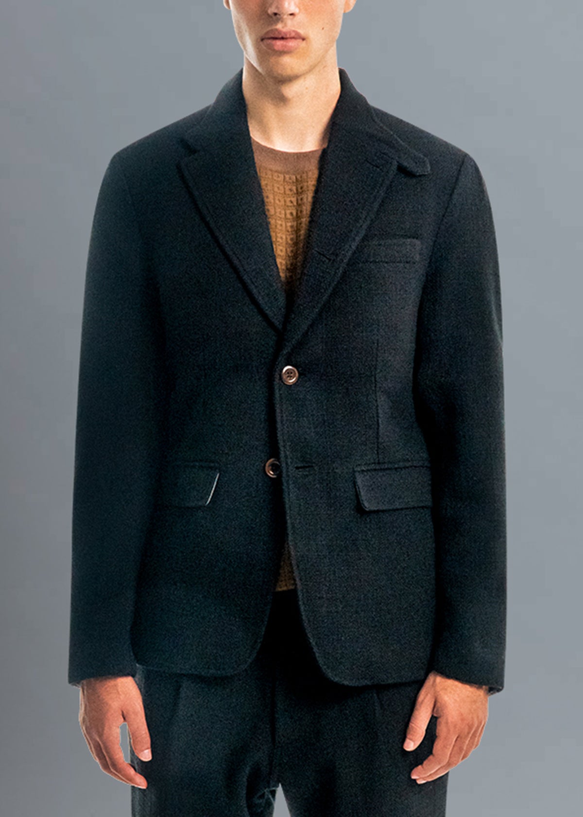 Black Crepe Blazer