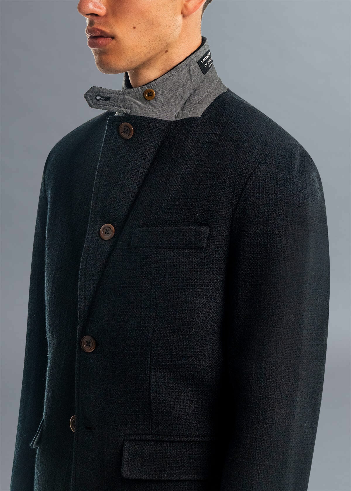 Black Crepe Blazer
