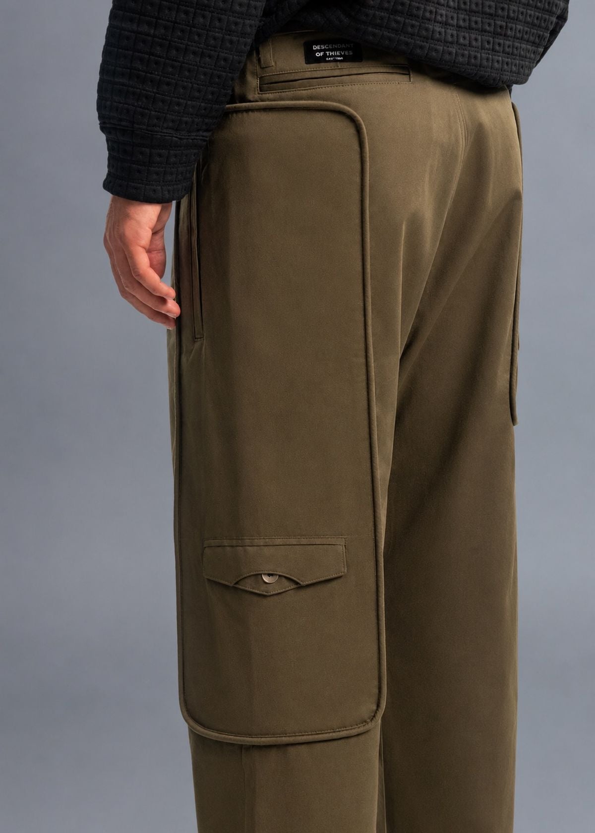 Descendant of Thieves Kargo Olive: Boxer Crop Fit 29 Pants