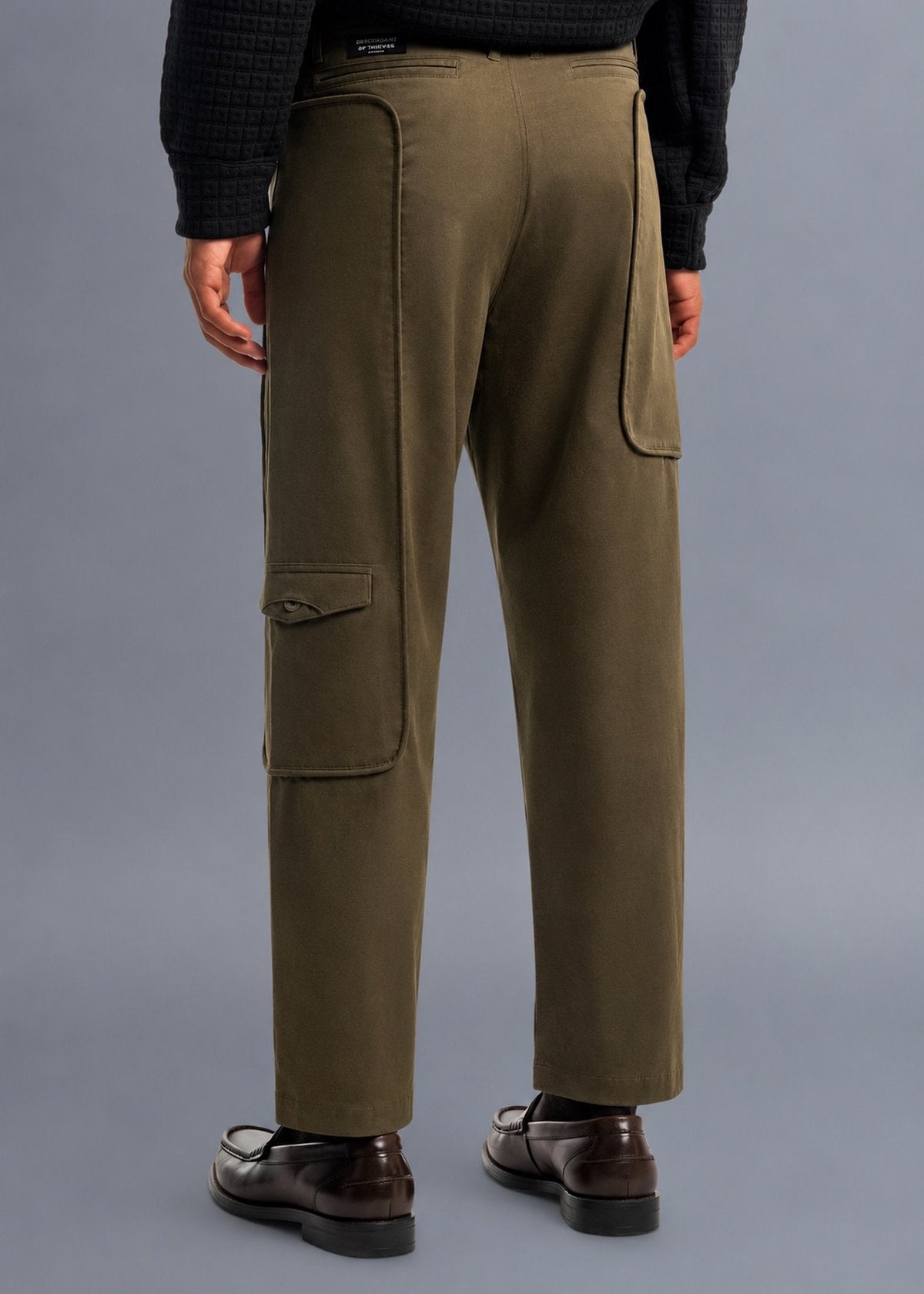 Descendant of Thieves Kargo Olive: Boxer Crop Fit 29 Pants