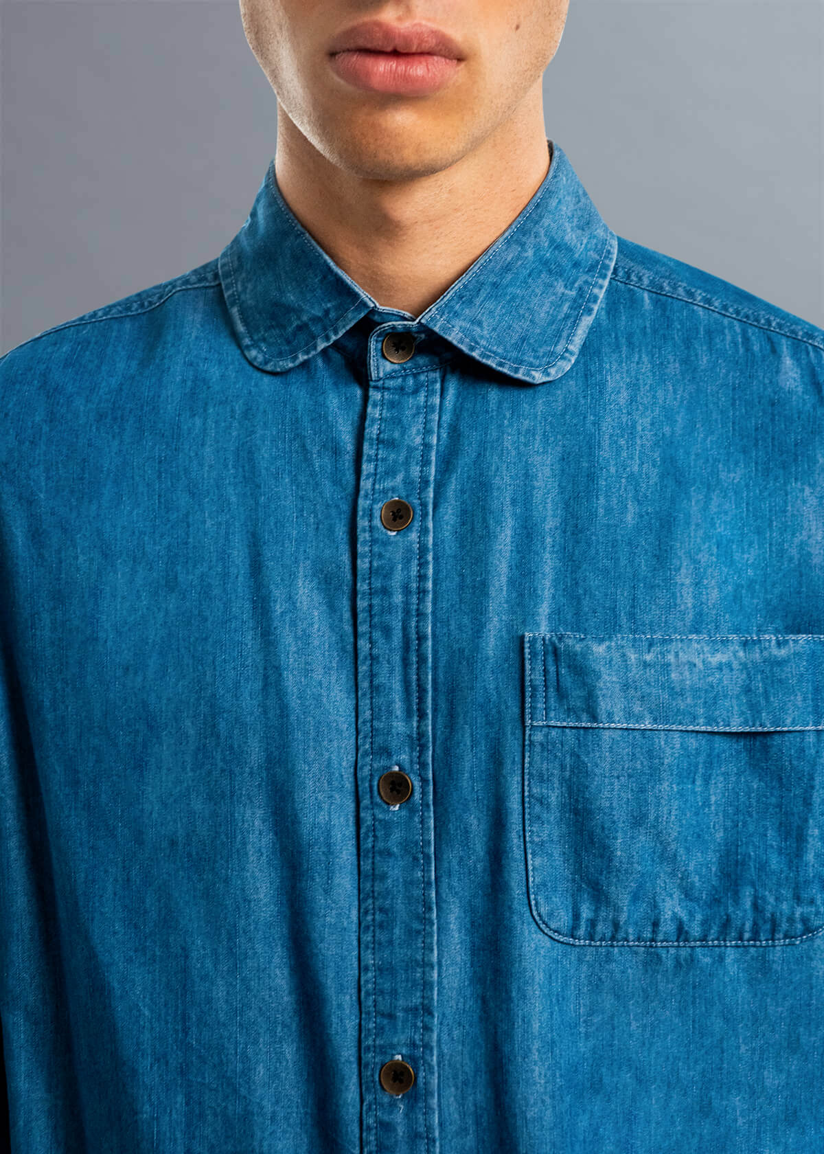 Descendant of Thieves Light Denim Tncl XS Shirt