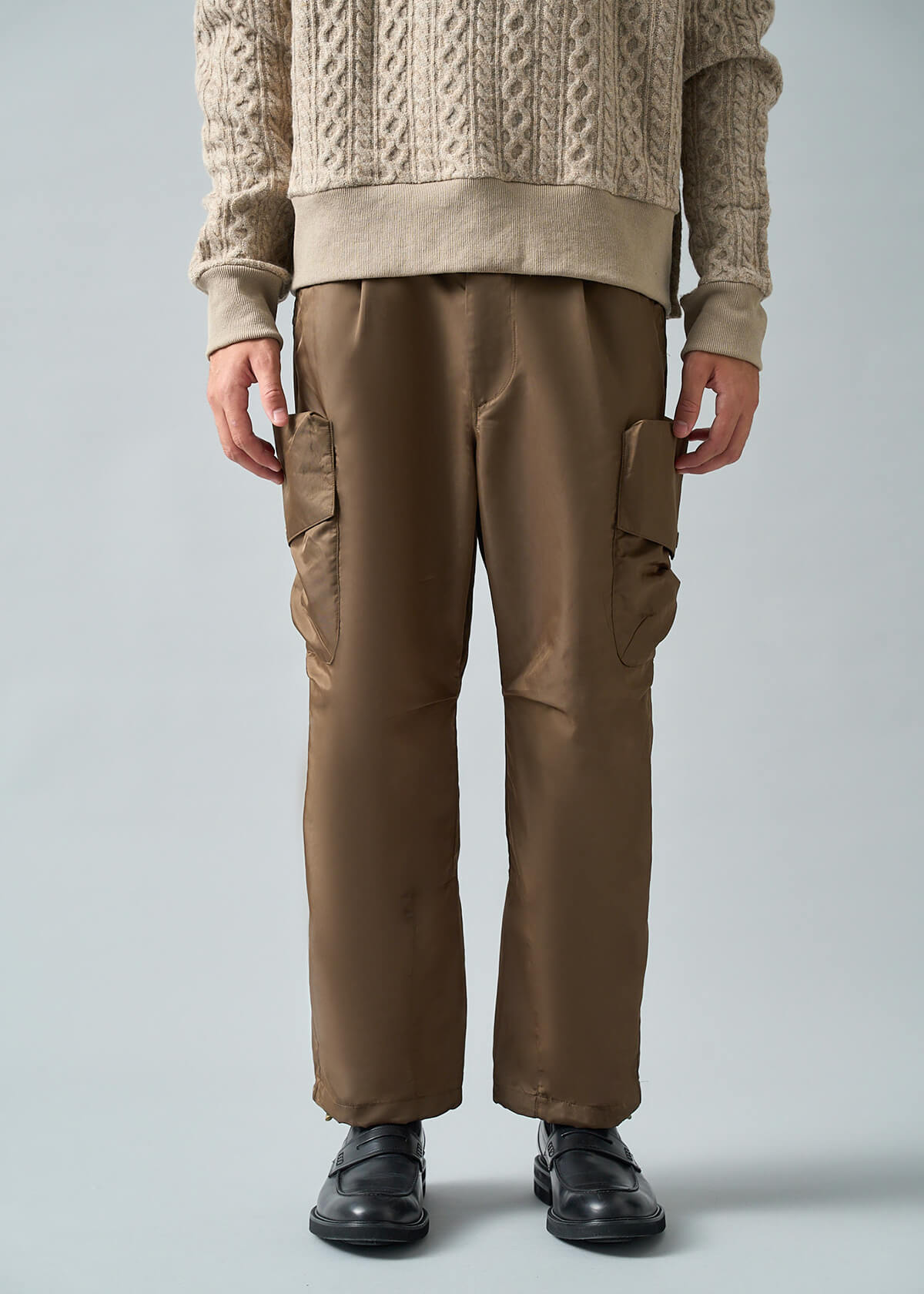 Antique Brass Parachute Pant