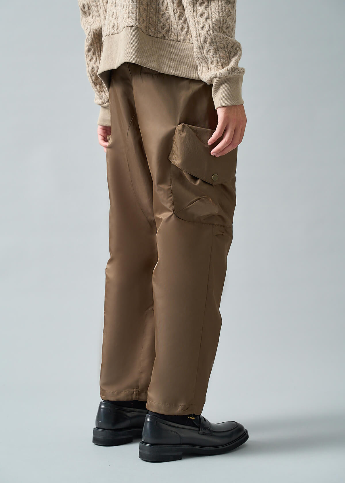 Antique Brass Parachute Pant
