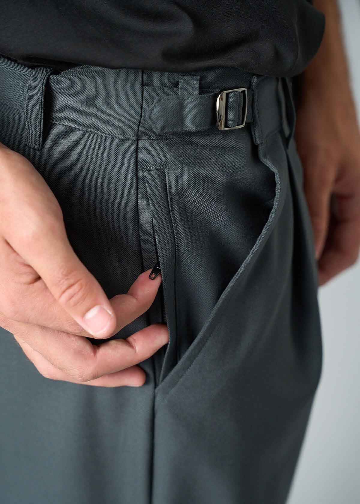 Society Trouser Slate No.3: Boxer Fit