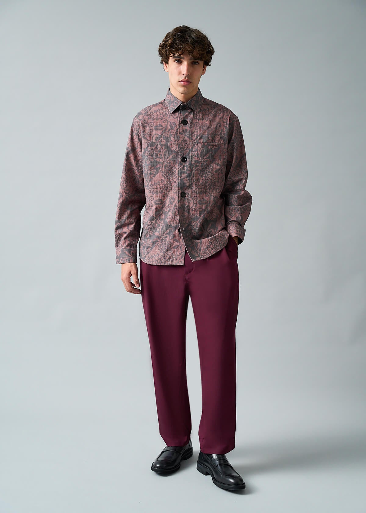 Pose Off Print Shirt