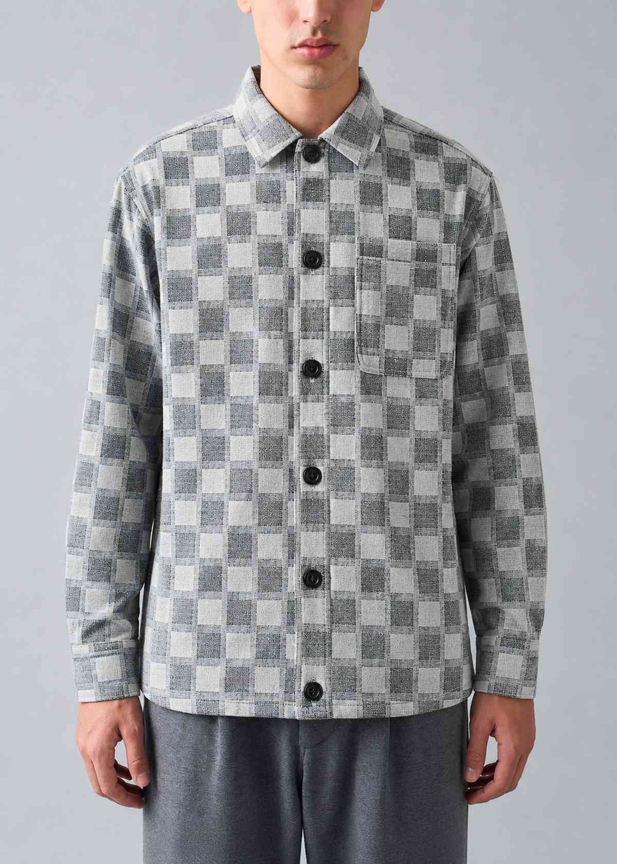 Ghost Grid Prisao Coat-Front
