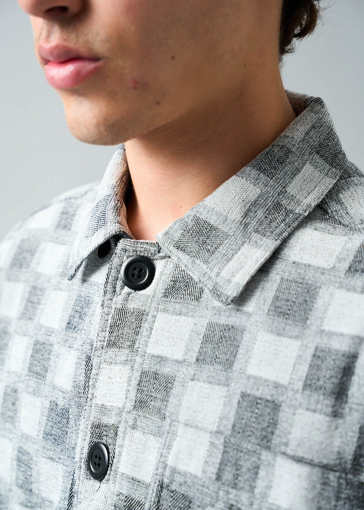 Ghost Grid Prisao Coat-Front
