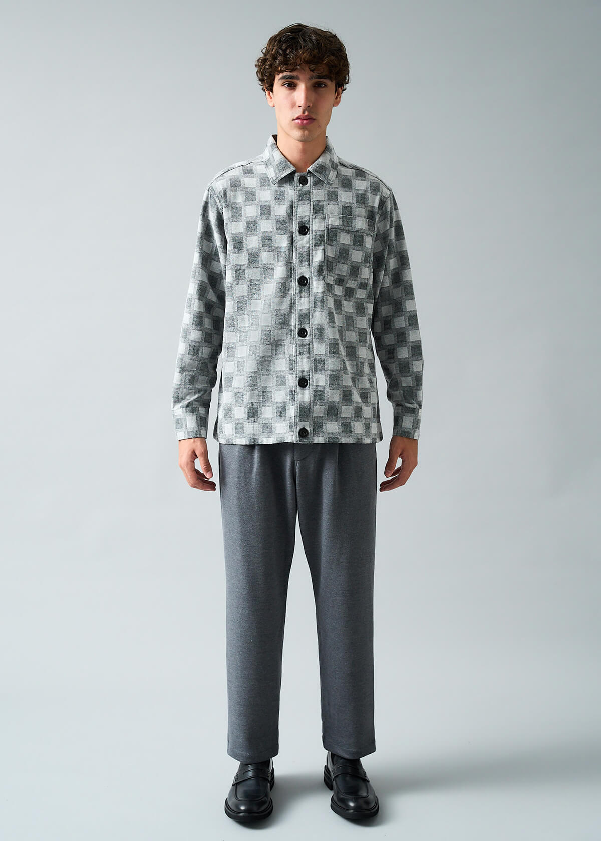 Ghost Grid Prisao Coat-Front