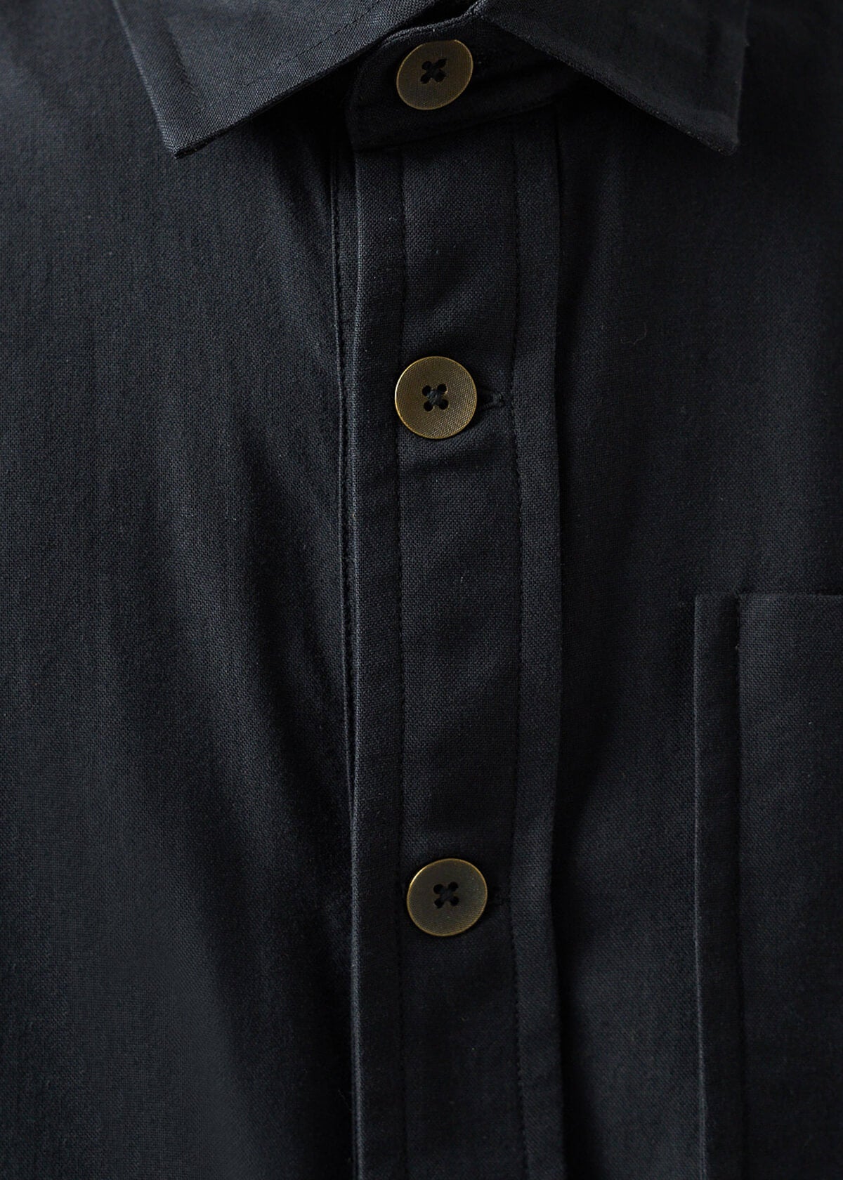 Soft Canvas Black Shirt