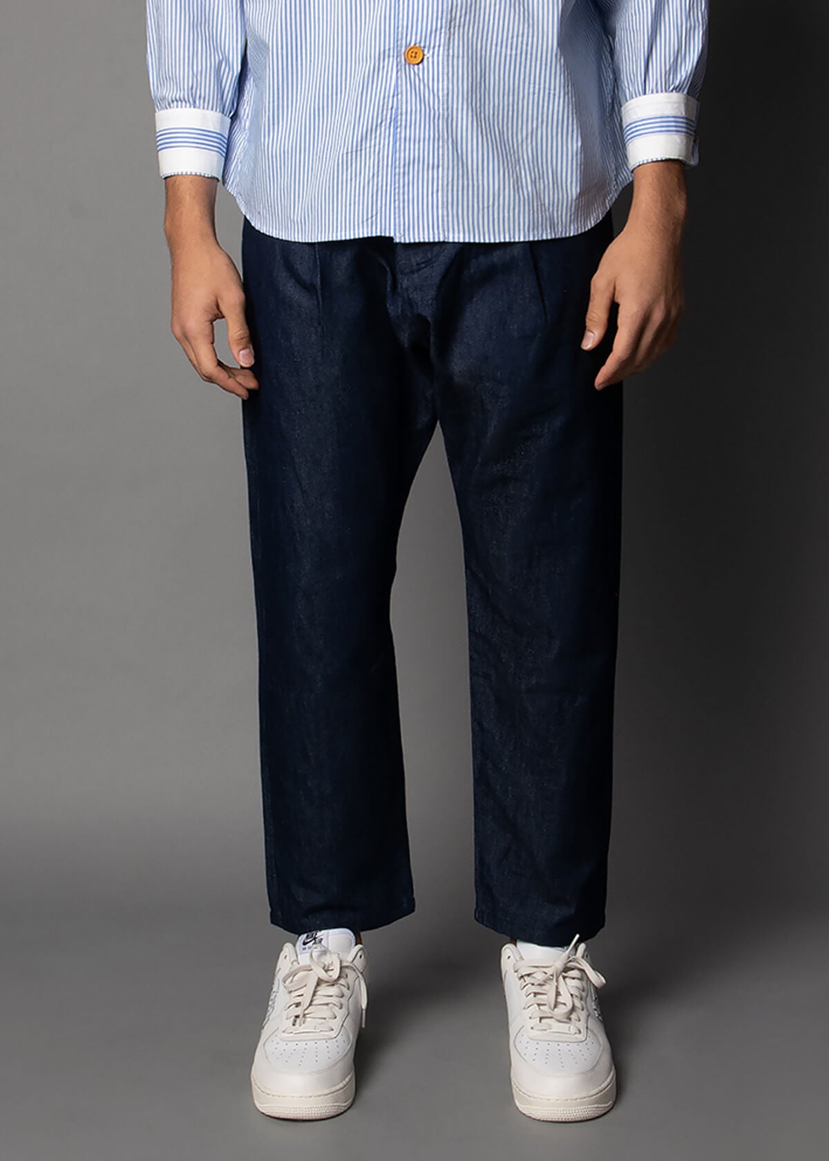 lightweight denim linen pants for men