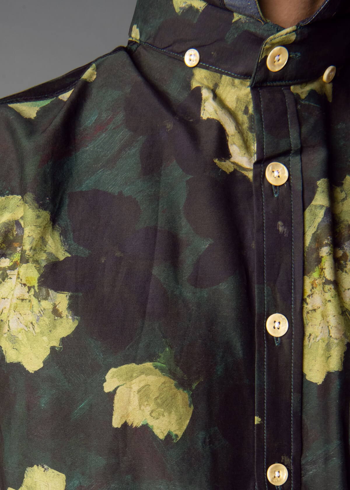 Oil On Canvas Green Rlx Fit Shirt