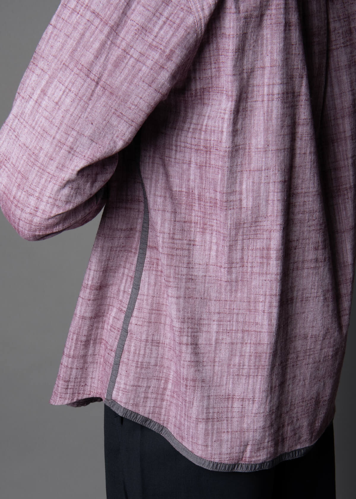 relaxed fit mens shirt in a purple tone