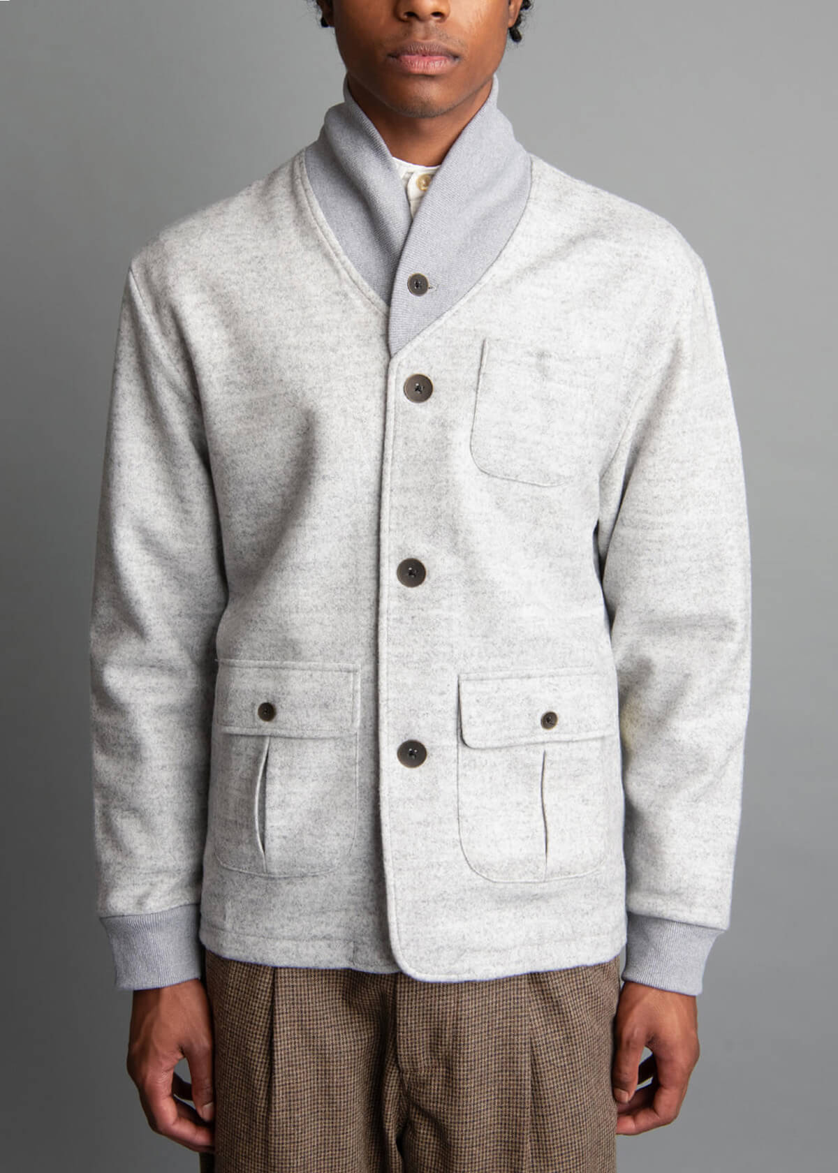 Ghost Grey Infantry Cardigan