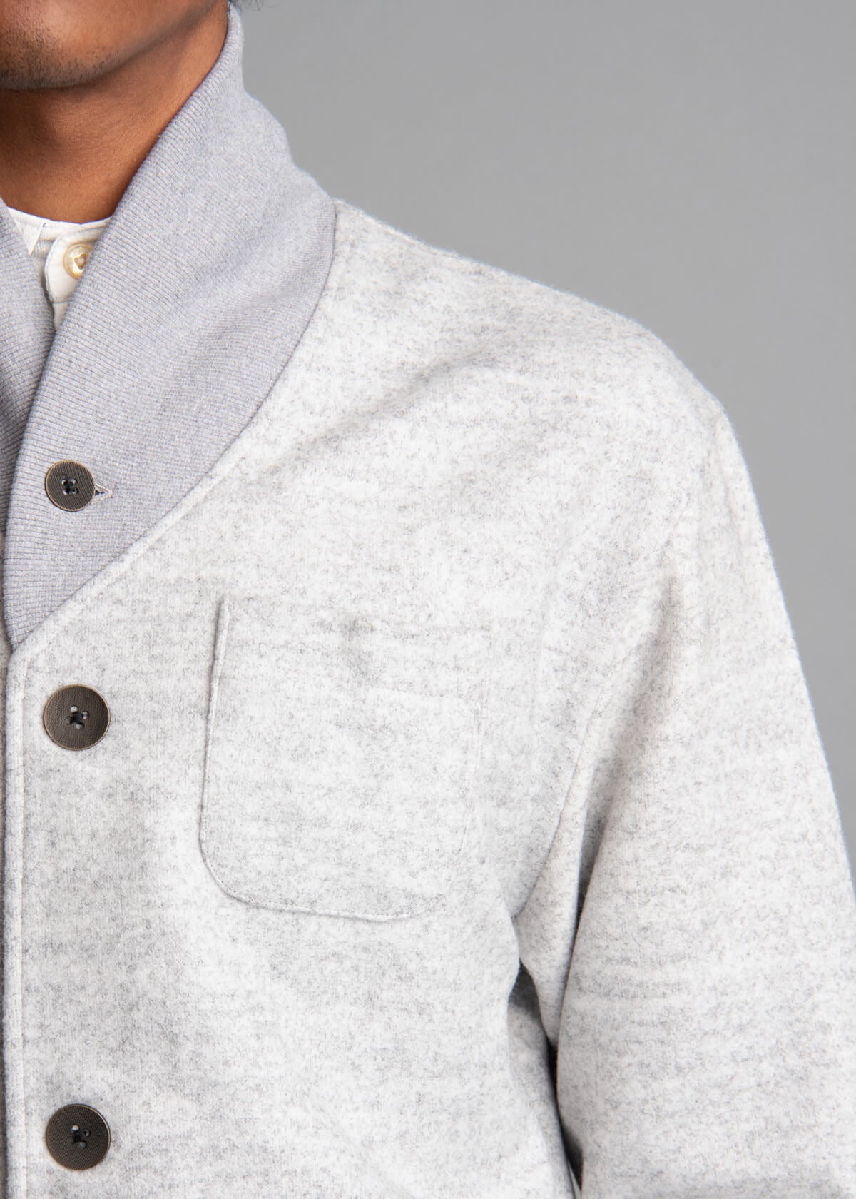 Ghost Grey Infantry Cardigan