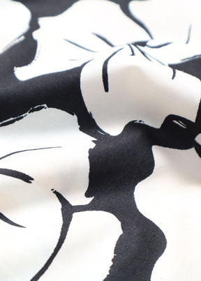 100% cotton short-sleeve floral print shirt for men