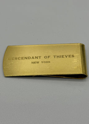 Thieves Brass Vintage Money Clip