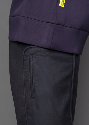 BOXER FIT: KARGO TROPICAL-WOOL MIDNIGHT
