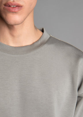 SPACE AIR SS SWEATSHIRT SEA FOAM