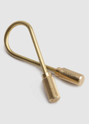 HELIX KEYRING BRASS - Descendant of Thieves