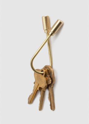 HELIX KEYRING BRASS - Descendant of Thieves