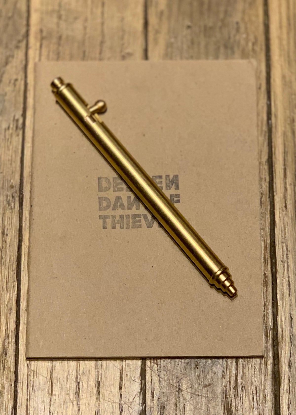 MECHANICAL BRASS PEN - Descendant of Thieves