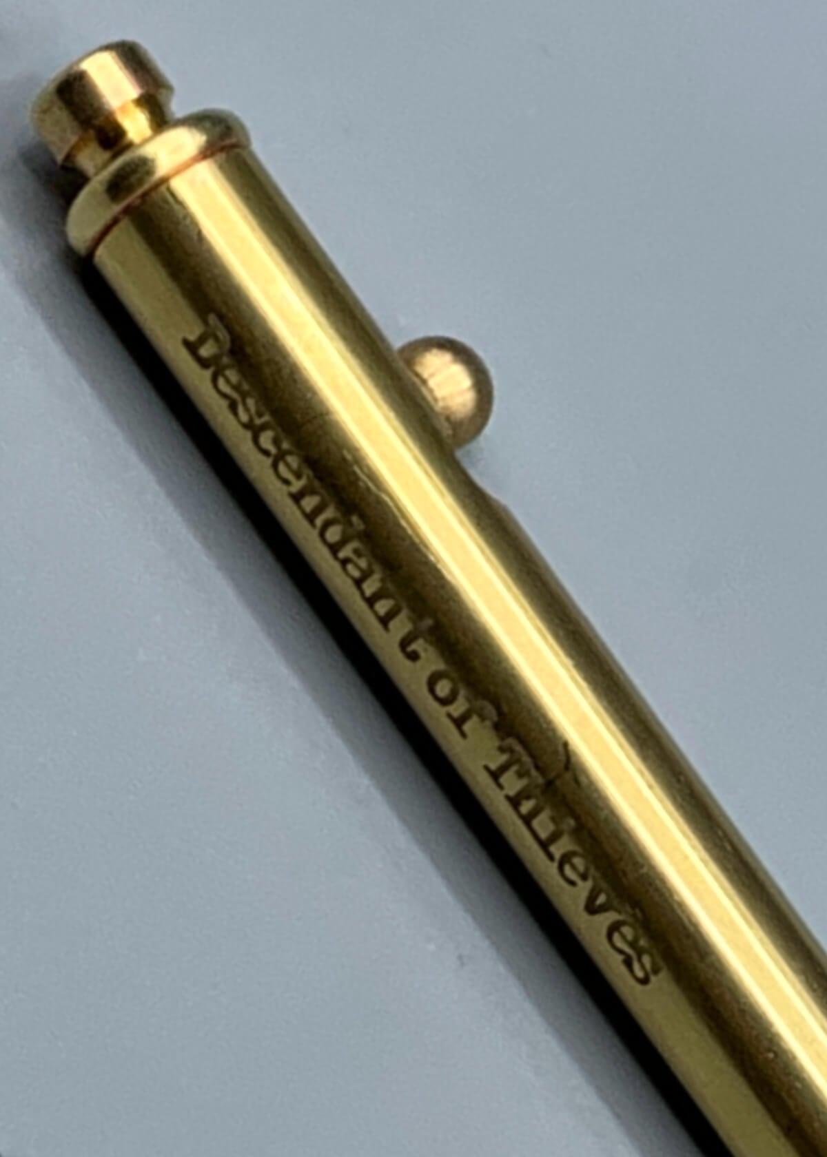 MECHANICAL BRASS PEN - Descendant of Thieves